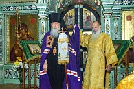 Епископ Августин отслужил Литургию в Быдреевском Кресто-Воздвиженском монастыре