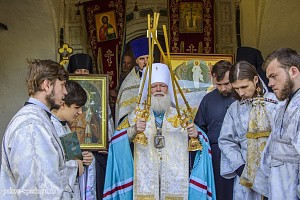 В Рождества Богородицы Снетогорском монастыре Псковской епархии отпраздновали 24-летие обители