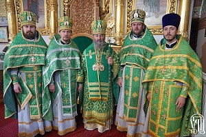 Блаженнейший митрополит Онуфрий отслужил Литургию в Зимненском монастыре на Волыни