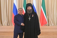 Наместник Раифского монастыря Казанской епархии удостоен государственной награды Республики Татарстан 