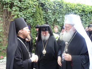 Делегация Болгарской Православной Церкви посетила Московский Сретенский монастырь