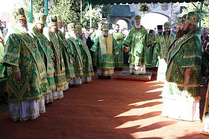 В Афанасиевском монастыре г. Бреста состоялось соборное архиерейское богослужение