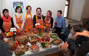 В Новоспасском монастыре на Вербное воскресенье состоялись благотворительная ярмарка и Фестиваль постной кухни