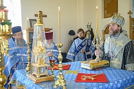 Митрополит Тихон возглавил Литургию в Спасо-Казанском монастыре г. Острова
