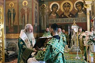 Митрополит Каширский Феогност возглавил праздничное богослужение в Иосифо-Волоцком монастыре
