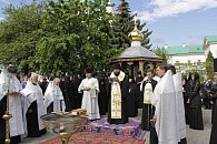 В день Преполовения Пятидесятницы в Корецком монастыре состоялась архиерейская служба и освящение подсобных хозяйств