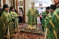 В праздник преподобного Антония Сийского глава Архангельской митрополии совершил Литургию в Антониево-Сийском монастыре