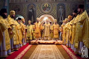 Блаженнейший митрополит Онуфрий совершил Литургию в Покровском монастыре г. Киева в день его престольного праздника 
