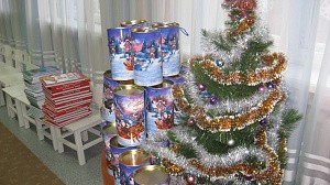 Из Новоспасского монастыря доставлены подарки для детей Донбасса