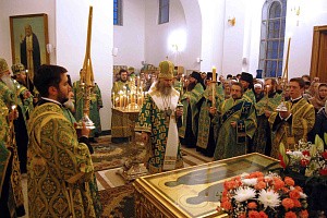 Празднование дня памяти прпп. Кирилла и Марии в Покровском монастыре