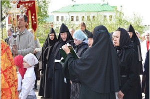 В Аносином Борисоглебском монастыре состоялся престольный праздник