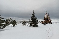На Иоанно-Предтеченском подворье Новоспасского монастыря в Сумарокове высадили крупномеры хвойных растений