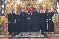 Студенты Смоленской духовной семинарии посетили Свято-Преображенский скит Данилова монастыря
