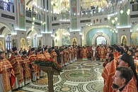 В день памяти священномученика Илариона председатель Синодального отдела по монастырям и монашеству совершил Литургию в Сретенском монастыре 