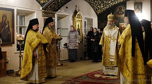Архиепископ Феогност возглавил Литургию в Николо-Угрешском монастыре