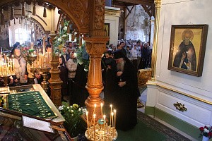 Архиепископ Феогност отслужил Литургию в Иосифо-Волоцком монастыре  в день 500-летия преставления прп. Иосифа Волоцкого