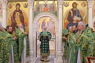 В день памяти преподобных Кирилла и Марии председатель Синодального отдела по монастырям и монашеству совершил Литургию в Покровском Хотькове монастыре