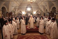 В праздник Рождества Христова митрополит Ювеналий отслужил Литургию в Новодевичьем монастыре