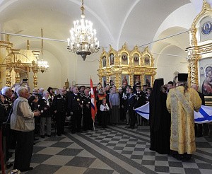 В Соловецком монастыре юнги разных поколений помолились у мощей основателей обители