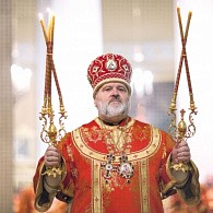 Святейший Патриарх Кирилл поздравил наместника Александро-Невской лавры епископа Кронштадтского Назария с 70-летием со дня рождения