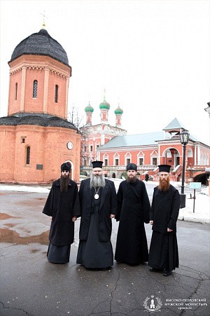 Высоко-Петровский монастырь посетила ﻿делегация Болгарской Православной Церкви