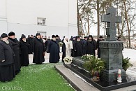 В третью годовщину кончины митрополита Филарета (Вахромеева) в Успенском Жировичском монастыре состоялись заупокойные богослужения