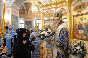 Архиепископ Феогност возглавил престольный праздник в Покровском монастыре