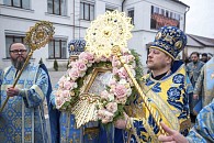 В Никольском монастыре Гомеля совершили празднование главной святыне обители – иконе Божией Матери «Козельщанская»