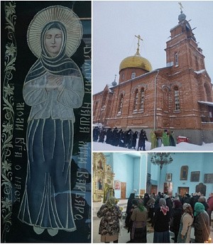 В Богородице-Тихвинском монастыре Республики Башкортостан почтили память св. блж. Варвары Скворчихинской