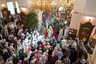 В день Святой Троицы митрополит Пензенский Серафим совершил Литургию в Троицком женском монастыре