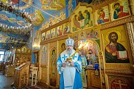 Митрополит Алексий совершил Литургию в Богородице-Рождественском монастыре Тульской епархии