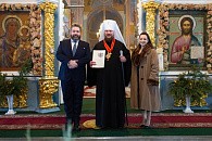Великий князь Георгий Михайлович наградил митрополита Костромского и Нерехтского Ферапонта орденом Святой Анны