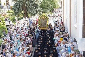 В Корецком монастыре состоялось празднование  иконы Божией Матери «Споручница грешных» Корецкой