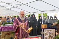 В Кобринской женской обители Всемилостивого Спаса молитвенно отметили престольный праздник 