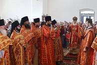 В день памяти великомученика Георгия Победоносца в Георгиевском Мещовском монастыре состоялись престольные торжества