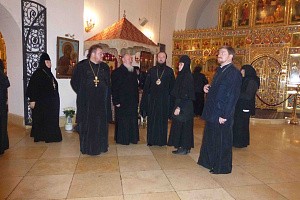 Зачатьевский монастырь посетили гости из Казахстанской митрополии