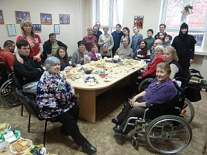 Введенский монастырь г. Иванова провел встречу членов организации инвалидов-опорников  «Надежда» с воспитанниками детского дома «Ровесник»
