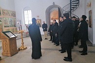 В Авраамиевом монастыре прошла экскурсия для студентов Смоленской семинарии