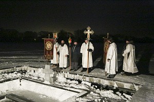 В Иосифо-Волоцком монастыре отметили праздник Святого Богоявления