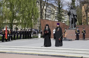 Наместник Саввино-Сторожевского монастыря принял участие  в мероприятии к 70-летию Великой Победы в г. Звенигороде