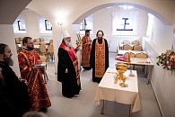 Митрополит Казанский Кирилл освятил новую паломническую трапезную в Казанском Богородицком монастыре