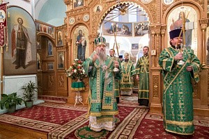 Митрополит Варсонофий возглавил престольный праздник в Иоанновском монастыре г. Санкт-Петербурга