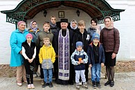 Семьи погибших участников СВО, ветеранов и участников боевых действий посетили Благовещенский монастырь в Киржаче