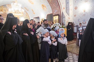 В Александро-Невском монастыре в с. Акатове состоялся престольный праздник
