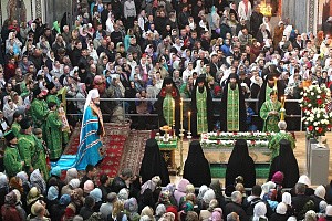 В Почаевской лавре состоялся день памяти прп. Амфилохия Почаевского