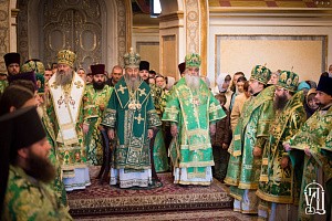 Блаженнейший митрополит Онуфрий возглавил праздничное богослужение в Киево-Печерской лавре 