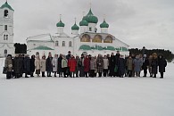 Заведующие детсадами посетили Александро-Свирский монастырь Тихвинской епархии