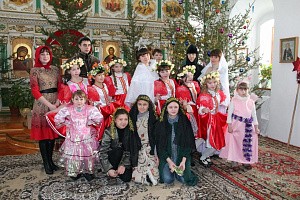 Сретенский монастырь Улан-Удэнской и Бурятской епархии провел Рождественские елки