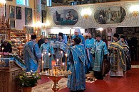 Митрополит Митрофан возглавил Литургию в Хибиногорском монастыре