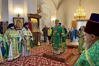 В Зосимовой пустыни Александровской епархии почтили память прп. Алексия Зосимовского